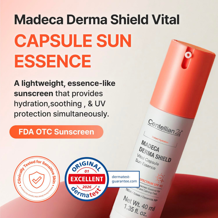 Centellian24 Madeca Derma Shield Vital Capsule Sun Essence (otc) 40ml