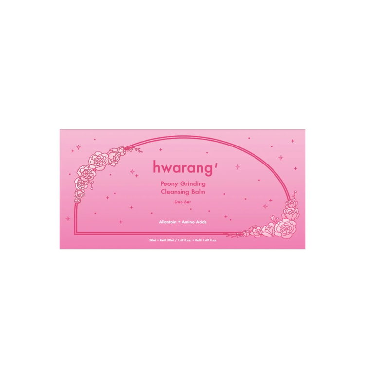 Hwarang Peony Grinding Cleansing Balm Duo Set