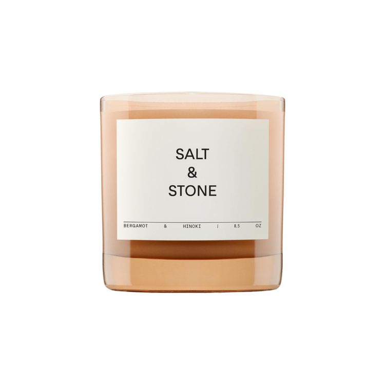 Salt & Stone Candles (bergamot & Hinoki)