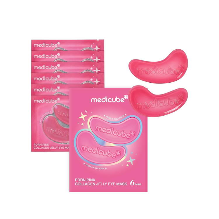 Medicube Pdrn Pink Collagen Jelly Eye Mask (6 Pouch)