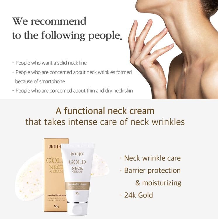 Petitfee Gold Neck Cream 50g