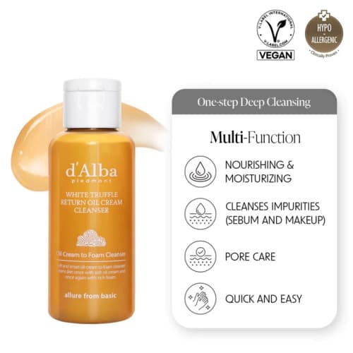 D'alba Truffle Return Oil Cream Cleanser 65ml