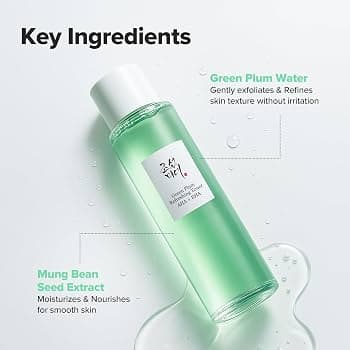 Boj Green Plum Refreshing Toner : Aha + Bha 150ml