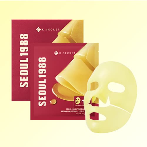 K-secret Seoul 1988 Hydrogel Mask : Retinal Liposome + Lotus Flower