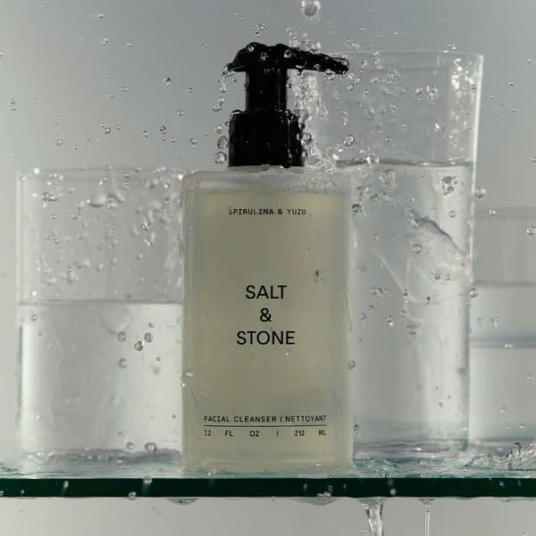 Salt & Stone Spirulina & Yuzu Facial Cleanser