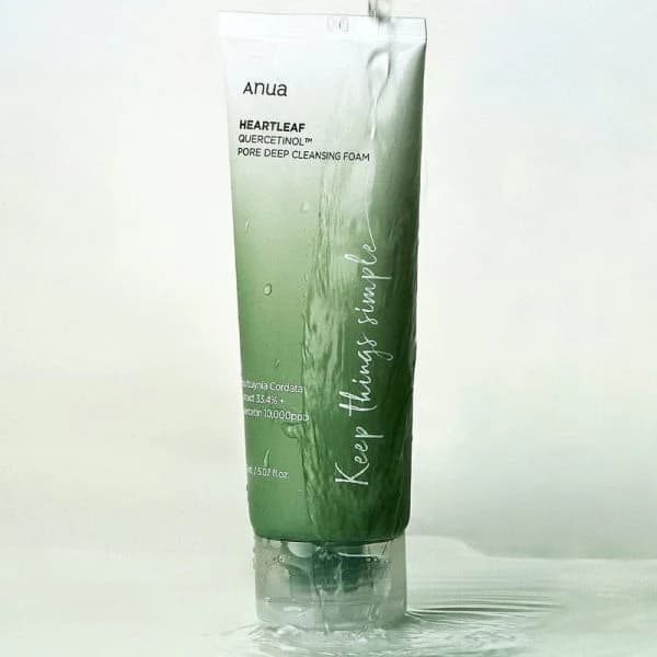 Anua Heartleaf Quercetinol Cleansing Foam + Bha 150ml