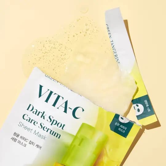 Goodal Green Tangerine Vita C Dark Spot Care Serum Sheet Mask 50ml
