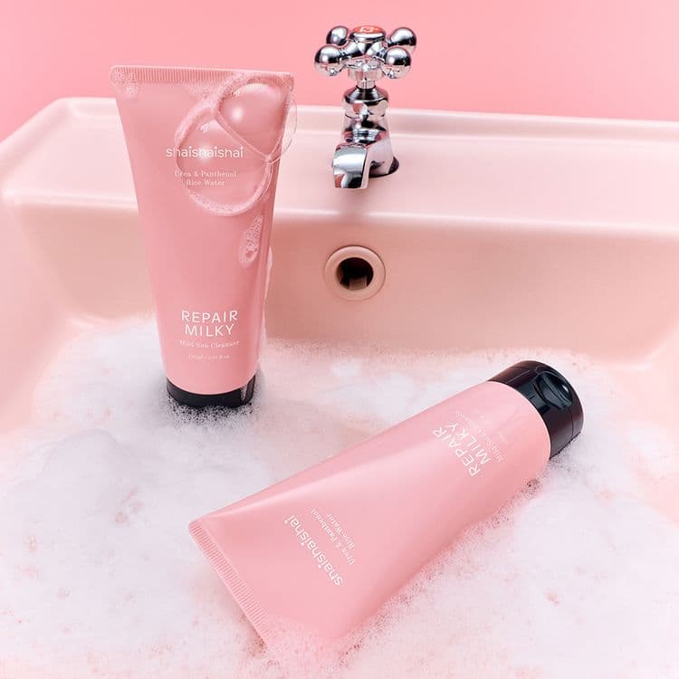 Shaishaishai Repair Milky Mild Sun Cleanser