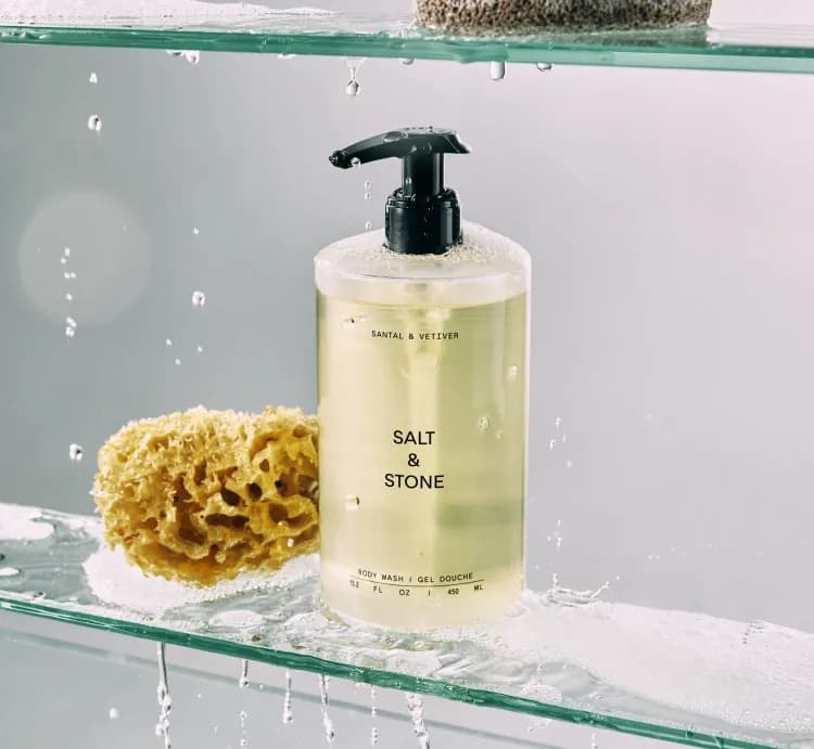 Salt & Stone Body Wash (santal & Vetiver)