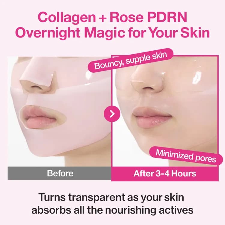 Numbuzin No.2 Rose Pdrn Collagen Plumping Sheet Mask