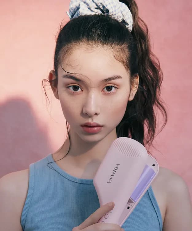 Vodana Compact Wave Iron 38mm Pink Lavender