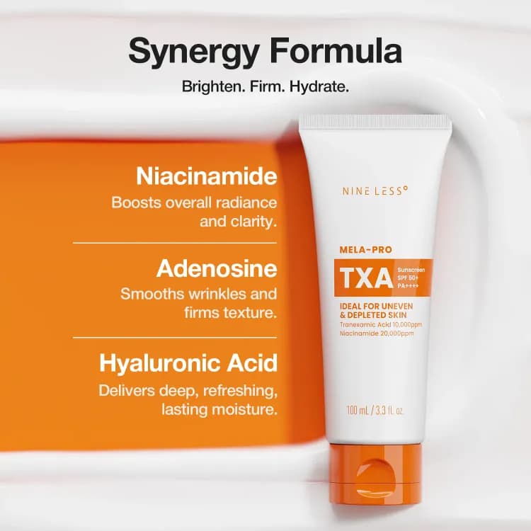 Nine Less Mela-pro Txa Sunscreen 100ml