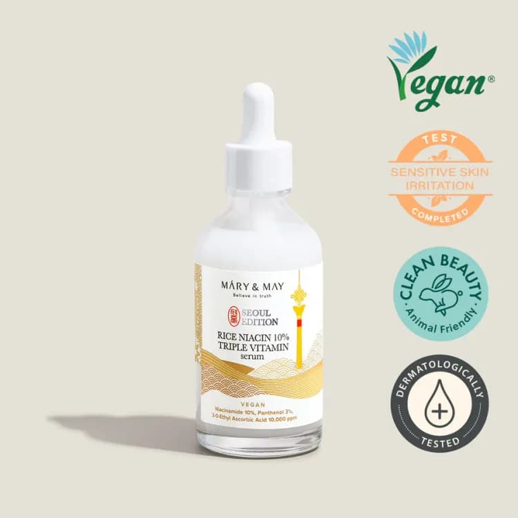 Mary&may Rice Niacin 10% Triple Vitamin Serum 80ml