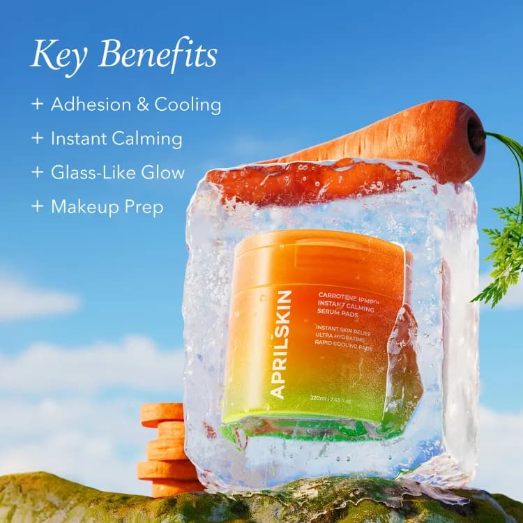 April Skin Carrotene Ipmp Instant Calming Serum Pads 80kom