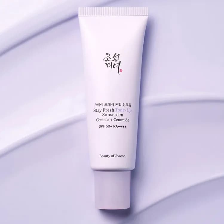 Boj Stay Fresh Tone-up Sunscreen (purple) 50ml
