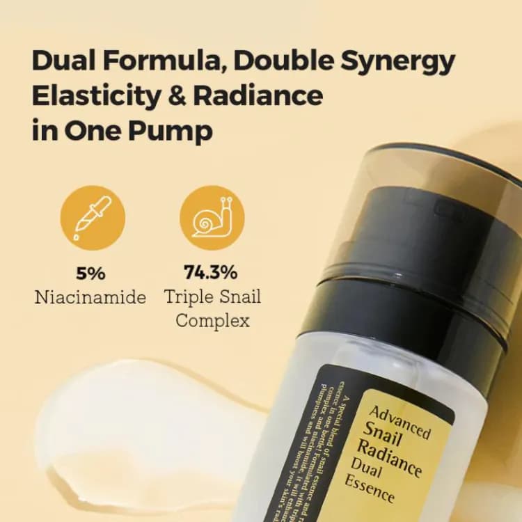 Cosrx Advanced Snail Radiance Dual Essence 80m