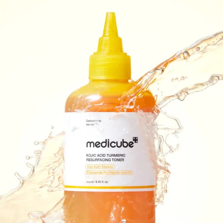 Medicube Kojic Acid Turmeric Smoothing Toner For Face & Body 200ml