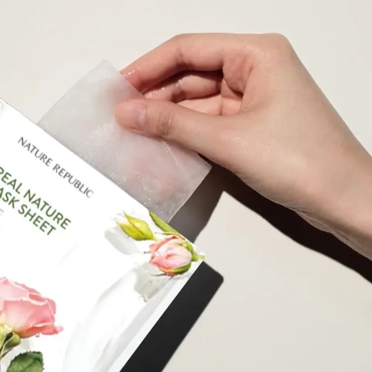 Nature Republic Real Nature Mask Sheet/ Rose 23ml