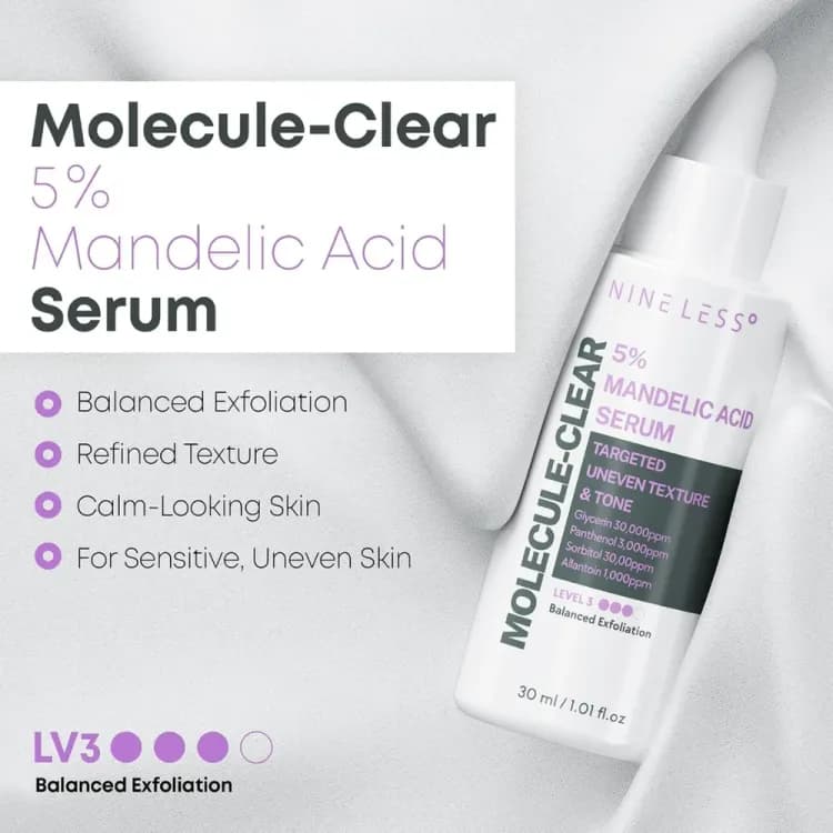 Nine Less Molecule-clear 5% Mandelic Acid Serum