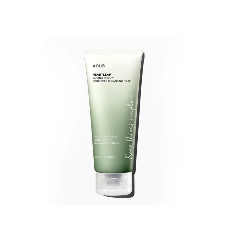 Anua Heartleaf Quercetinol Cleansing Foam + Bha 150ml