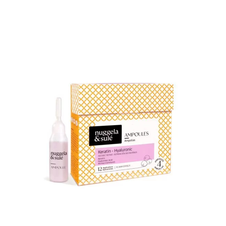 Nuggela & Sulé Keratin-Hyaluronic Ampoules 4 Pack