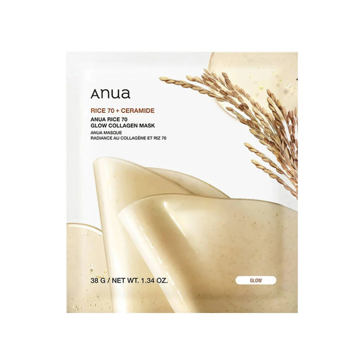 Anua Rice 70 Glow Collagen Mask