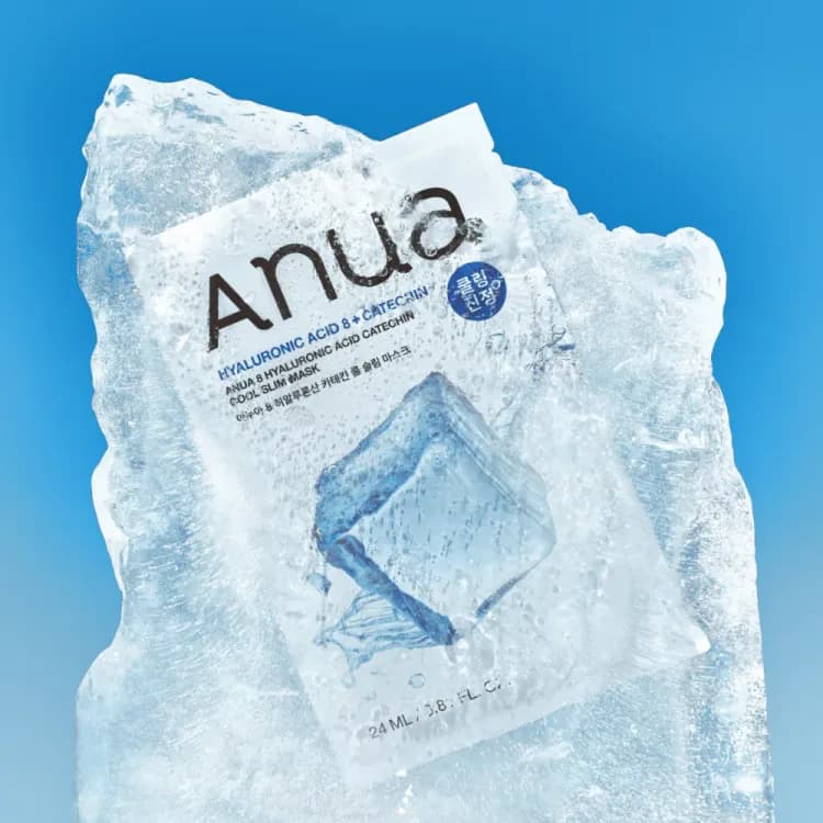 Anua 8 Hyaluronic Acid Catechin Cool Slim Mask 24ml