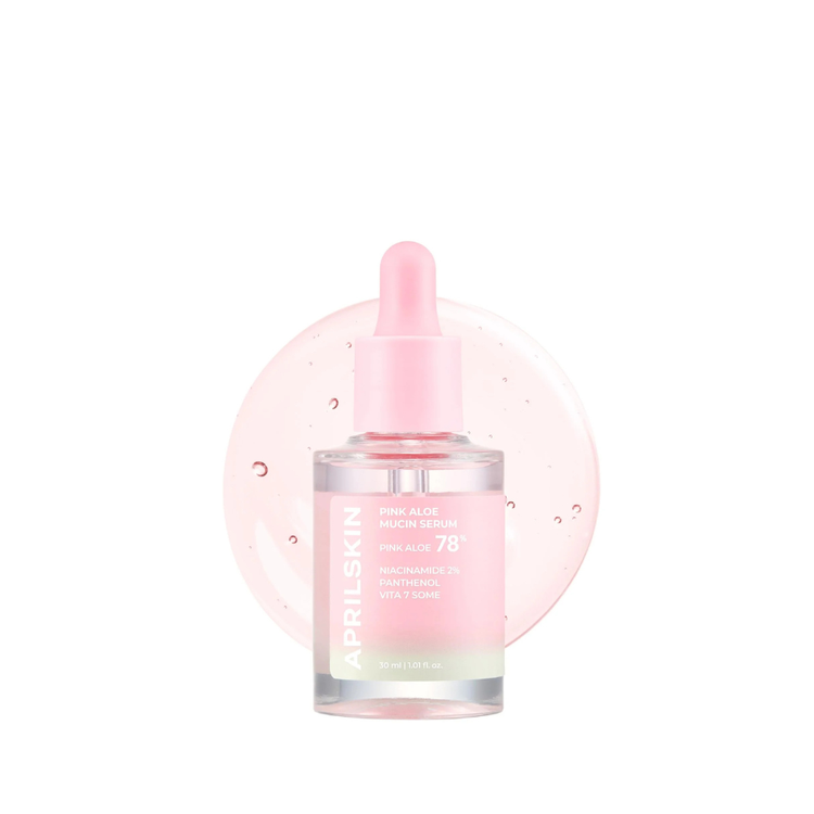April Skin Pink Aloe Mucin Serum 30ml