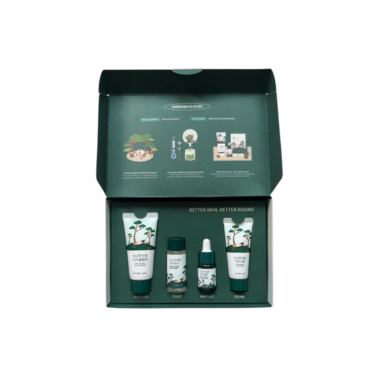 Round Lab Pine Calming Cica Trial Kit