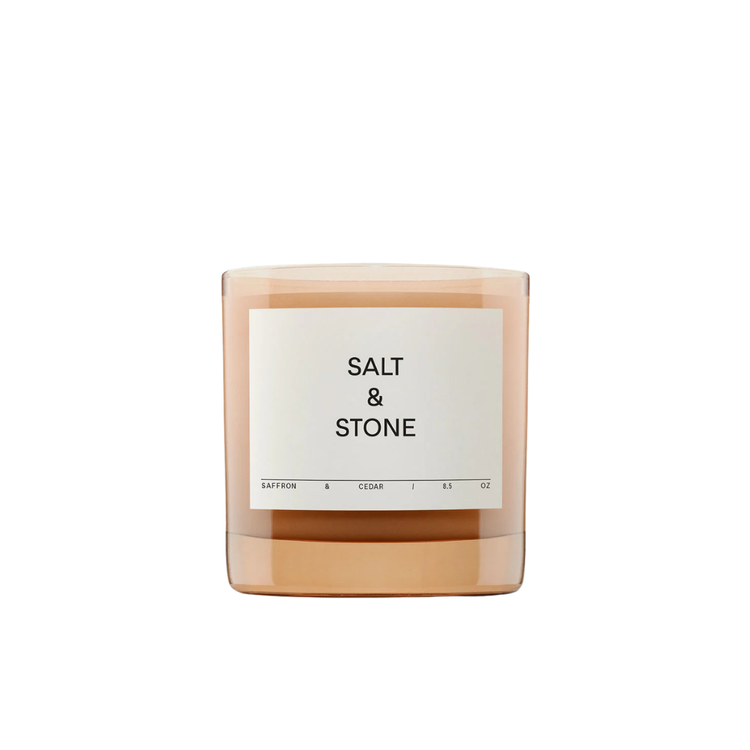Salt & Stone Candles (saffron & Cedar)