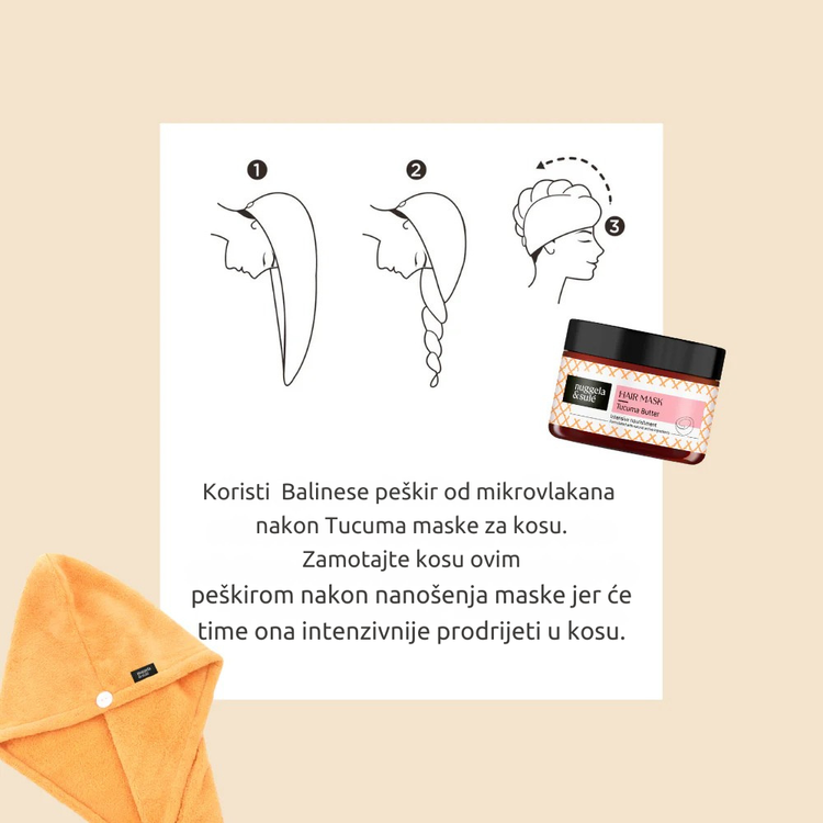 Nuggela & Sulé Tucuma maska i Peškir set