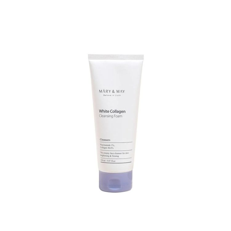 Mary&may White Collagen Cleansing Foam 150ml