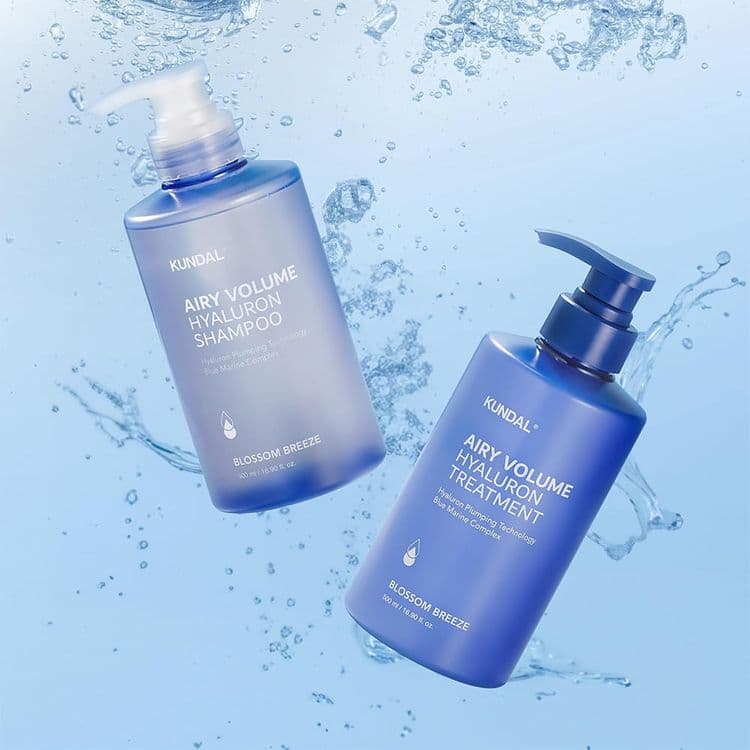 Kundal Airy Volume Hyaluron Edition Blossom Breeze (shampoo 300ml +treatment 300ml)