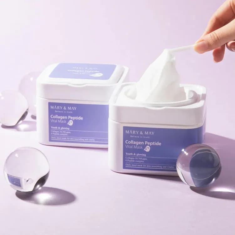 Mary&may Collagen Peptide Vital Mask