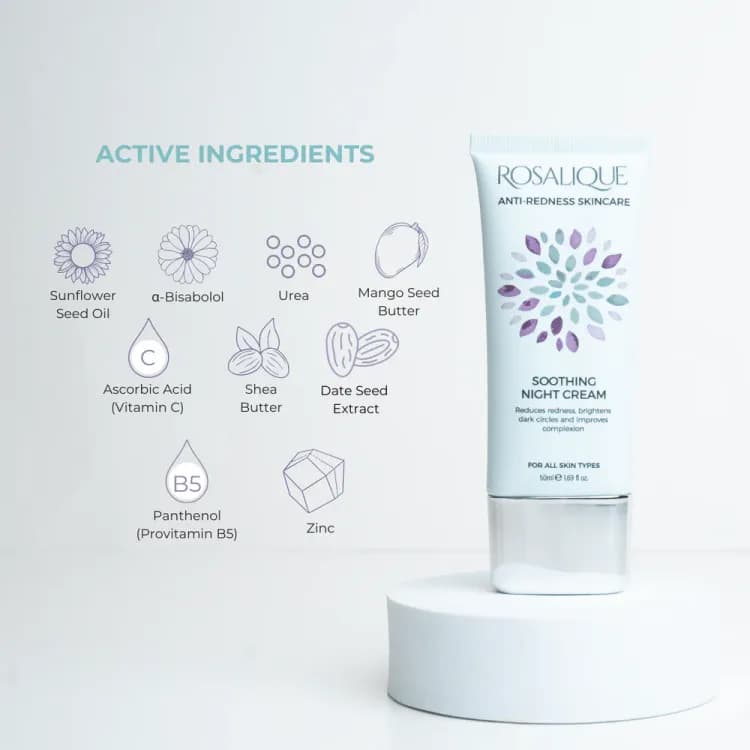 Rosalique Soothing Night Cream 50 Ml