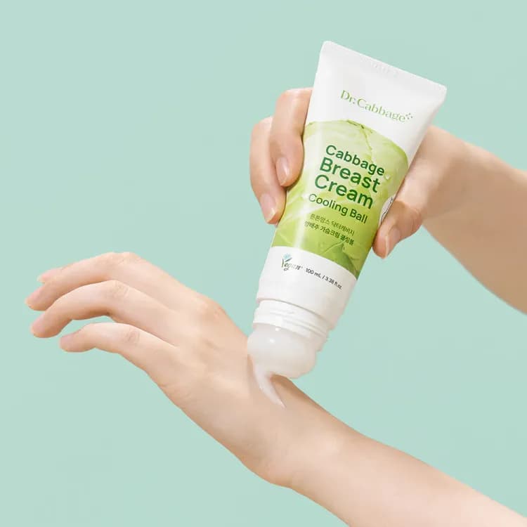 Tntnmom's cabbage krema za grudi za hlađenje